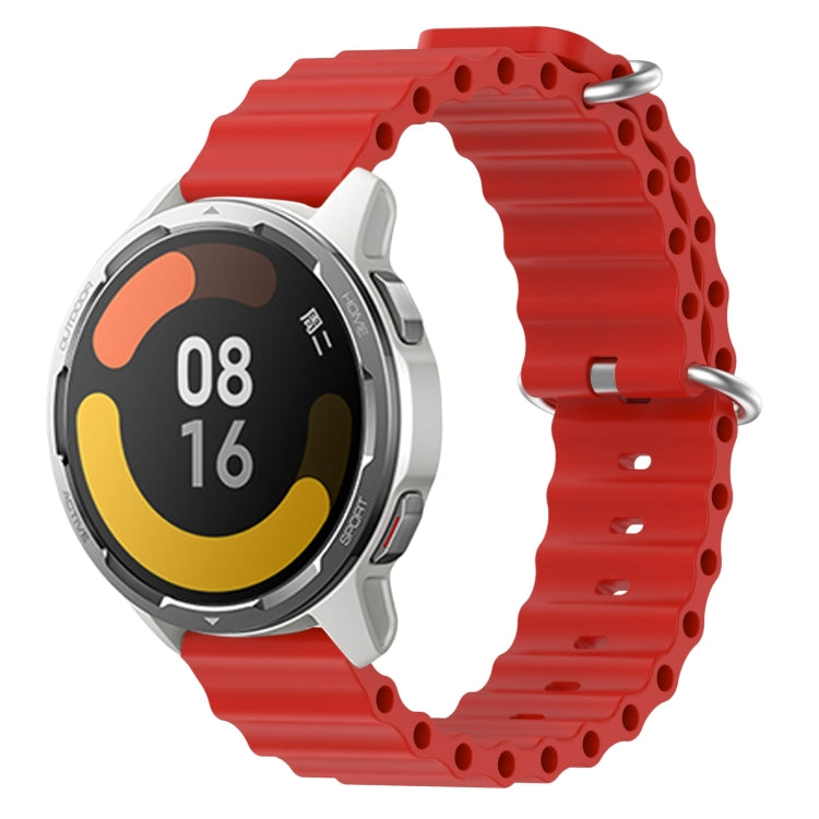 For Xiaomi MI Watch Color 2 22mm Ocean Style Silicone Solid Color Watch Band