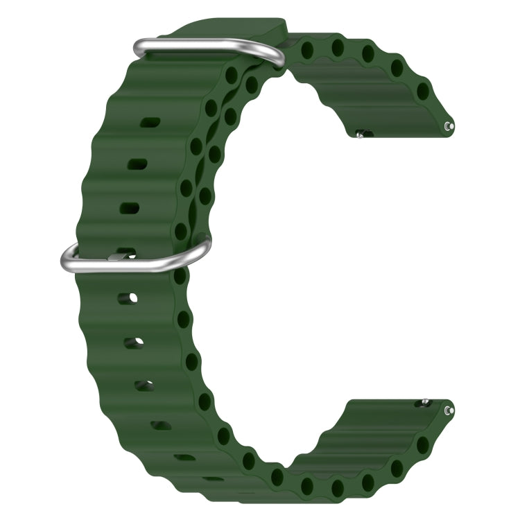 For Xiaomi MI Watch Color 2 22mm Ocean Style Silicone Solid Color Watch Band
