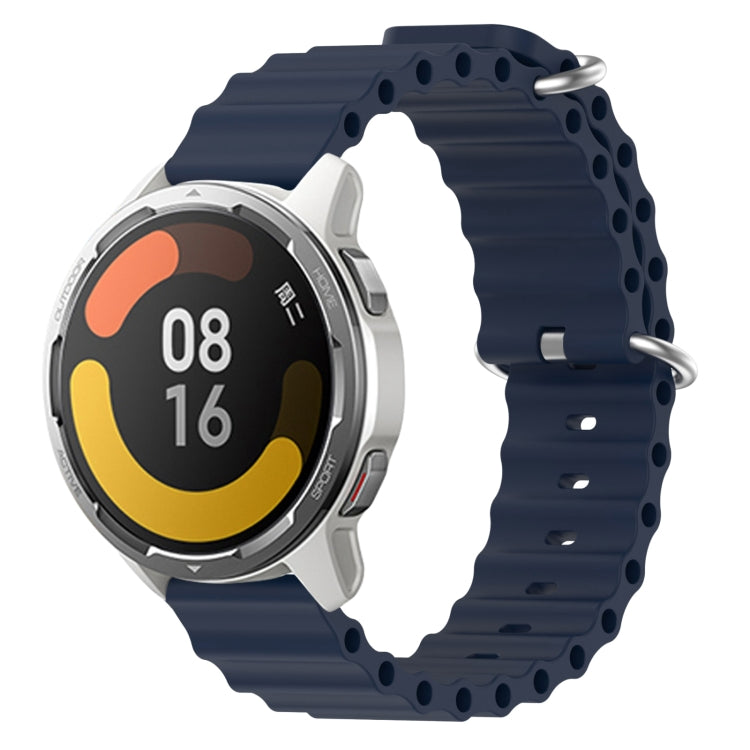 For Xiaomi MI Watch Color 2 22mm Ocean Style Silicone Solid Color Watch Band