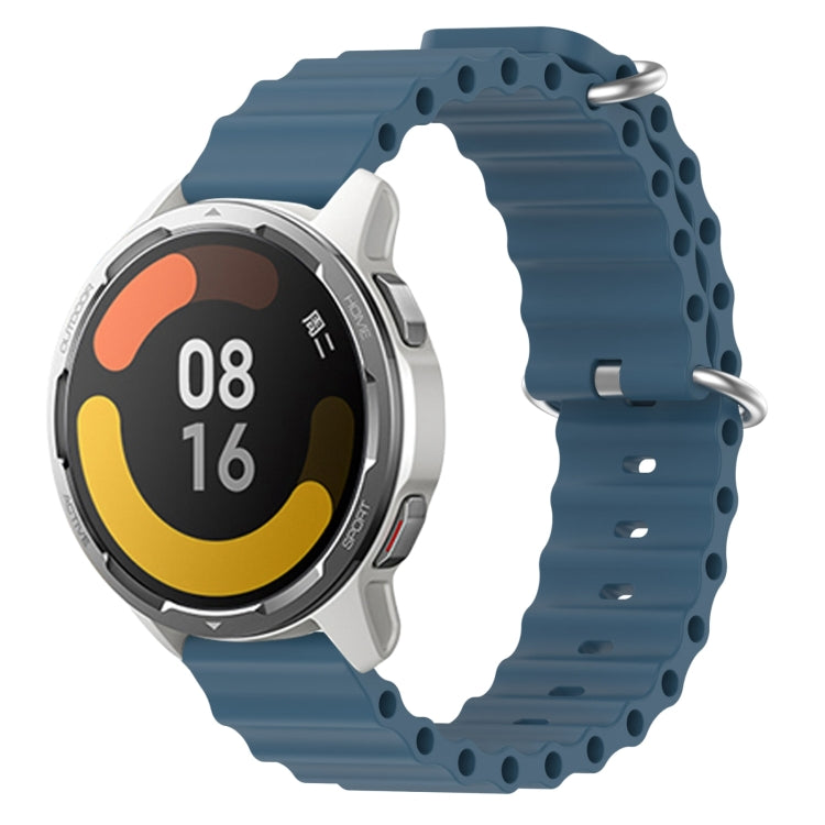 For Xiaomi MI Watch Color 2 22mm Ocean Style Silicone Solid Color Watch Band