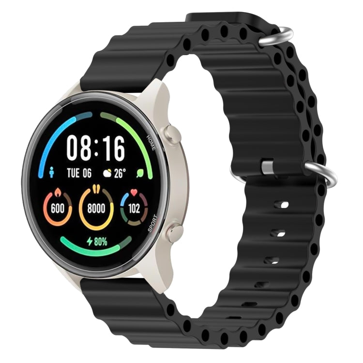 For Xiaomi MI Watch Sport 22mm Ocean Style Silicone Solid Color Watch Band
