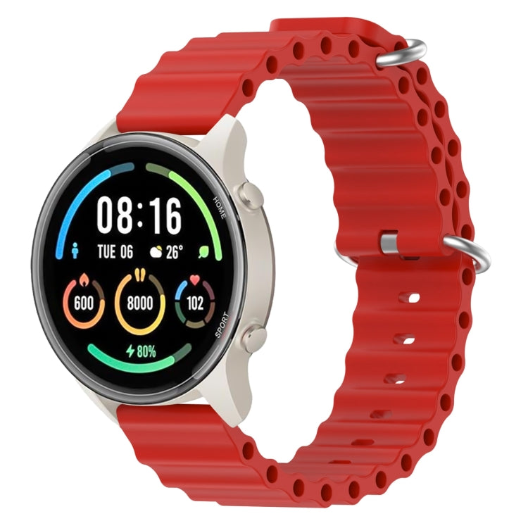 For Xiaomi MI Watch Sport 22mm Ocean Style Silicone Solid Color Watch Band