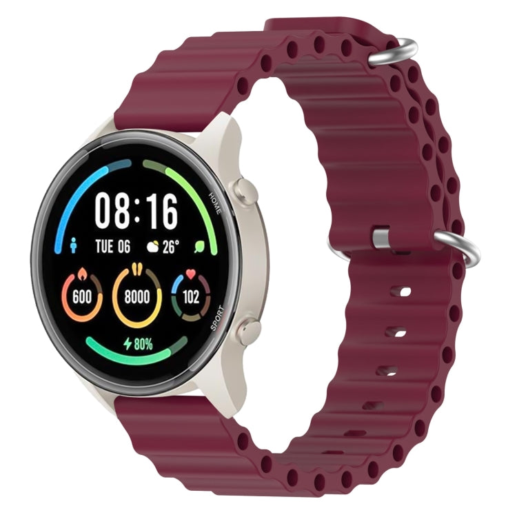 For Xiaomi MI Watch Sport 22mm Ocean Style Silicone Solid Color Watch Band