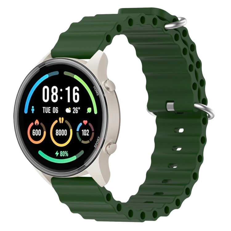 For Xiaomi MI Watch Sport 22mm Ocean Style Silicone Solid Color Watch Band