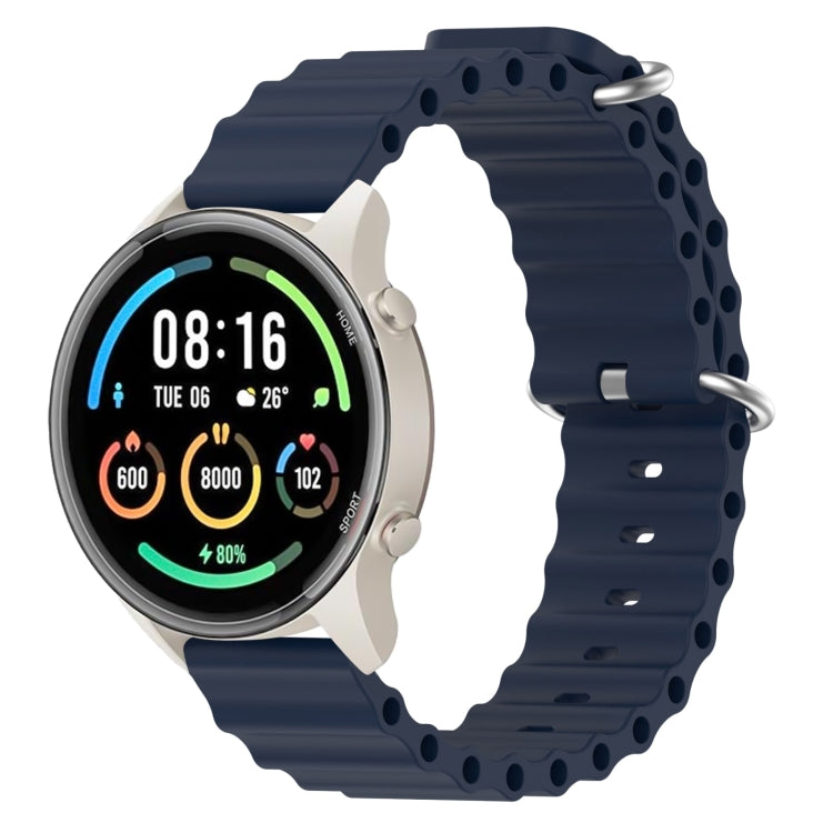 For Xiaomi MI Watch Sport 22mm Ocean Style Silicone Solid Color Watch Band
