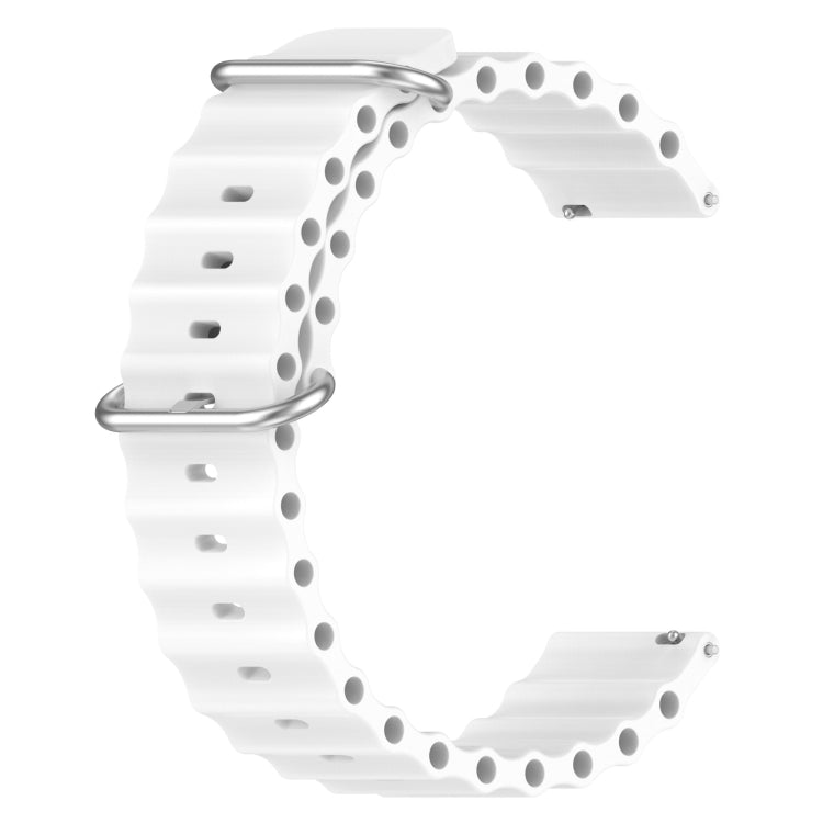For Xiaomi MI Watch Color 22mm Ocean Style Silicone Solid Color Watch Band