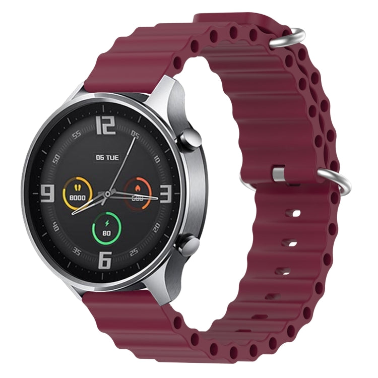 For Xiaomi MI Watch Color 22mm Ocean Style Silicone Solid Color Watch Band