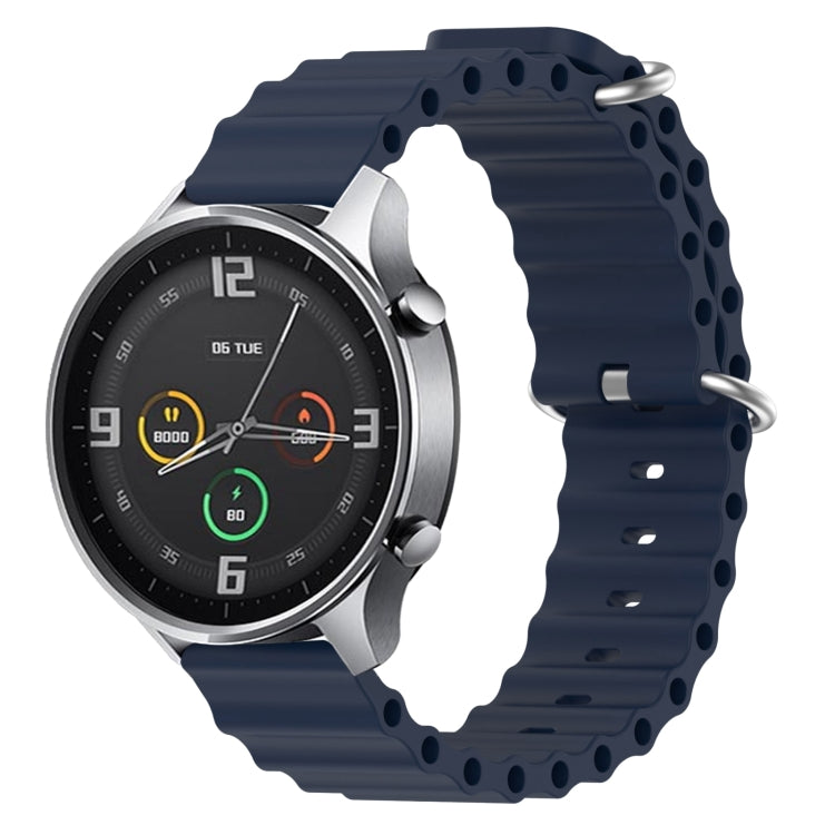 For Xiaomi MI Watch Color 22mm Ocean Style Silicone Solid Color Watch Band