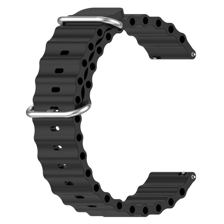 For Amazfit GTS 2E 20mm Ocean Style Silicone Solid Color Watch Band