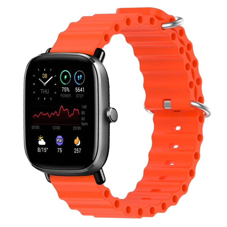 For Amazfit GTS 2 Mini 20mm Ocean Style Silicone Solid Color Watch Band
