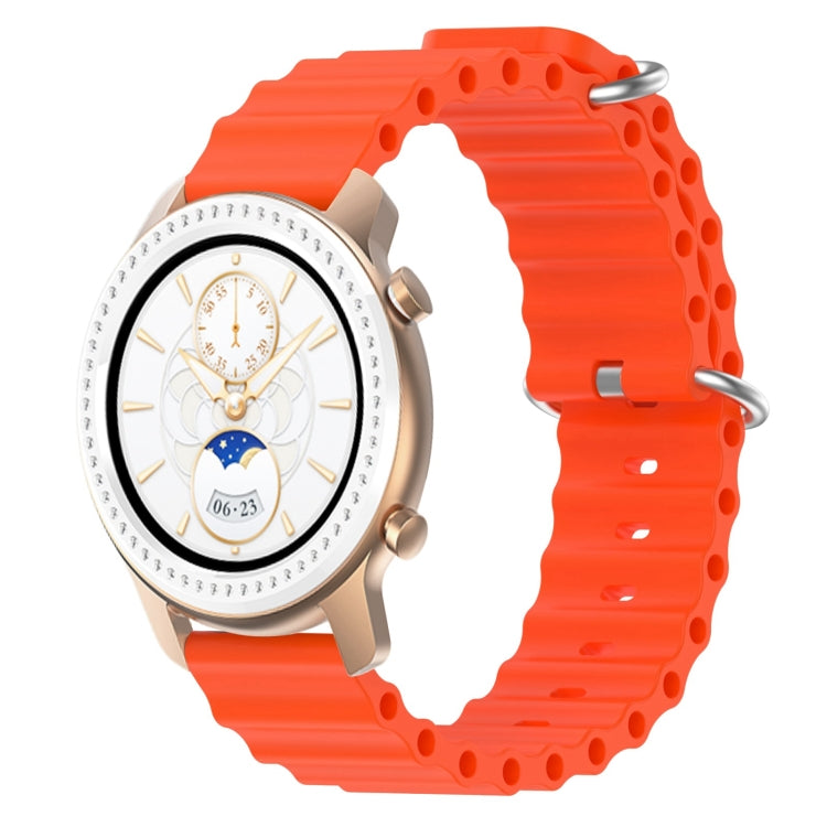 For Amazfit GTR 42mm 20mm Ocean Style Silicone Solid Color Watch Band