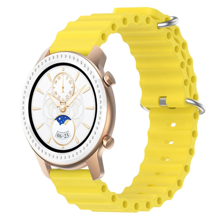 For Amazfit GTR 42mm 20mm Ocean Style Silicone Solid Color Watch Band