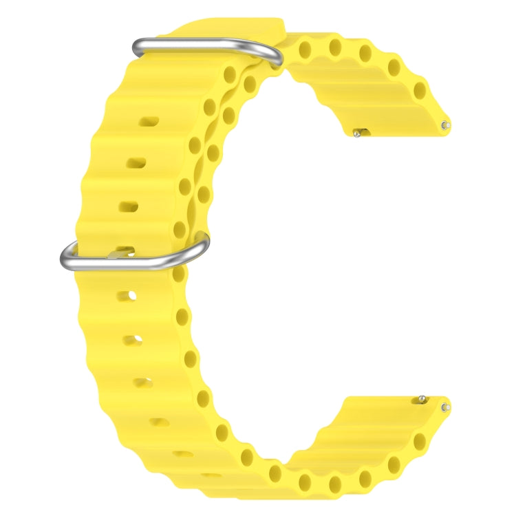 For Amazfit Pop 20mm Ocean Style Silicone Solid Color Watch Band