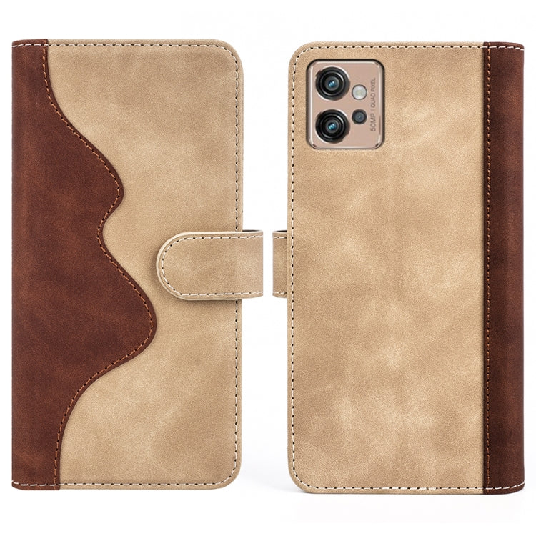 For Motorola Moto G32 Stitching Horizontal Flip Leather Phone Case