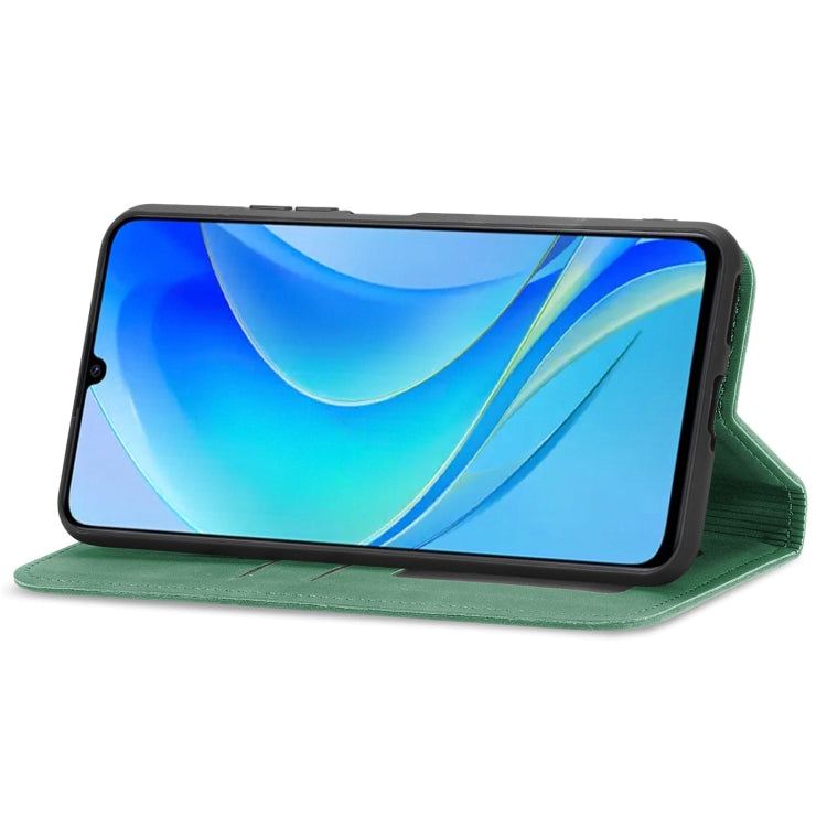 For Huawei Enjoy 50 Retro Skin Feel Magnetic Leather Phone Case