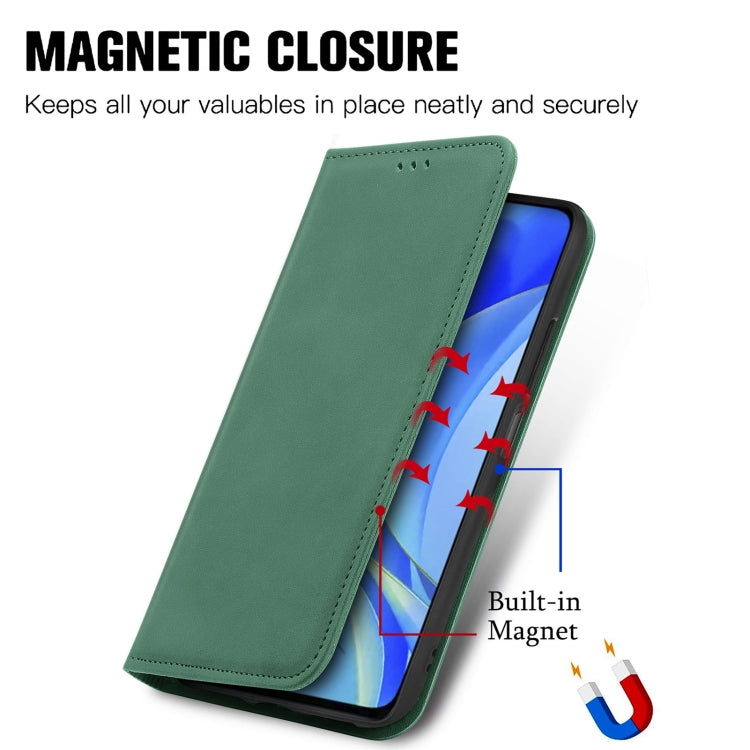 For Huawei Enjoy 50 Retro Skin Feel Magnetic Leather Phone Case