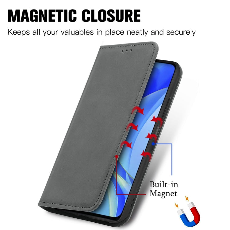 For Huawei Enjoy 50 Retro Skin Feel Magnetic Leather Phone Case