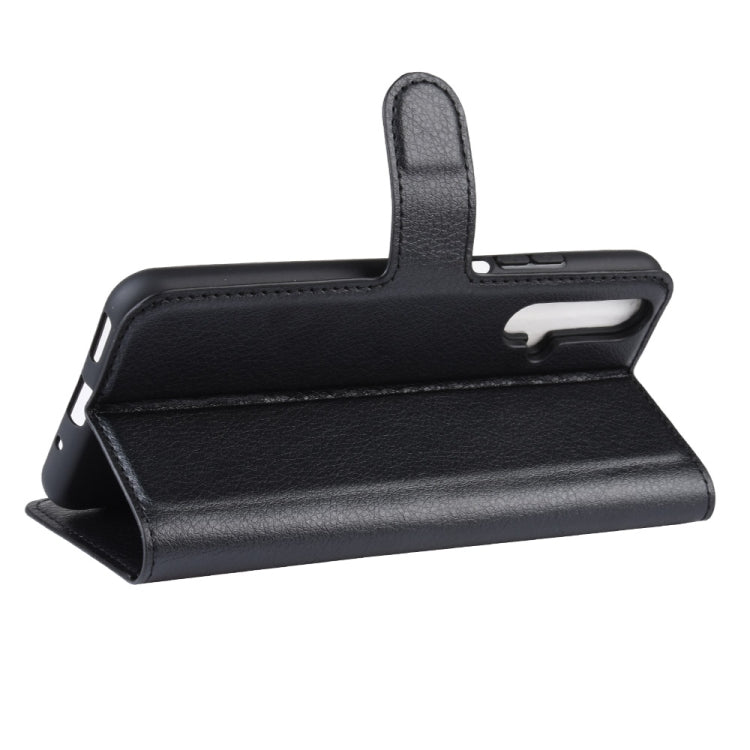 Litchi Texture Horizontal Flip Leather Case with Wallet & Holder & Card Slots for Huawei Honor 20