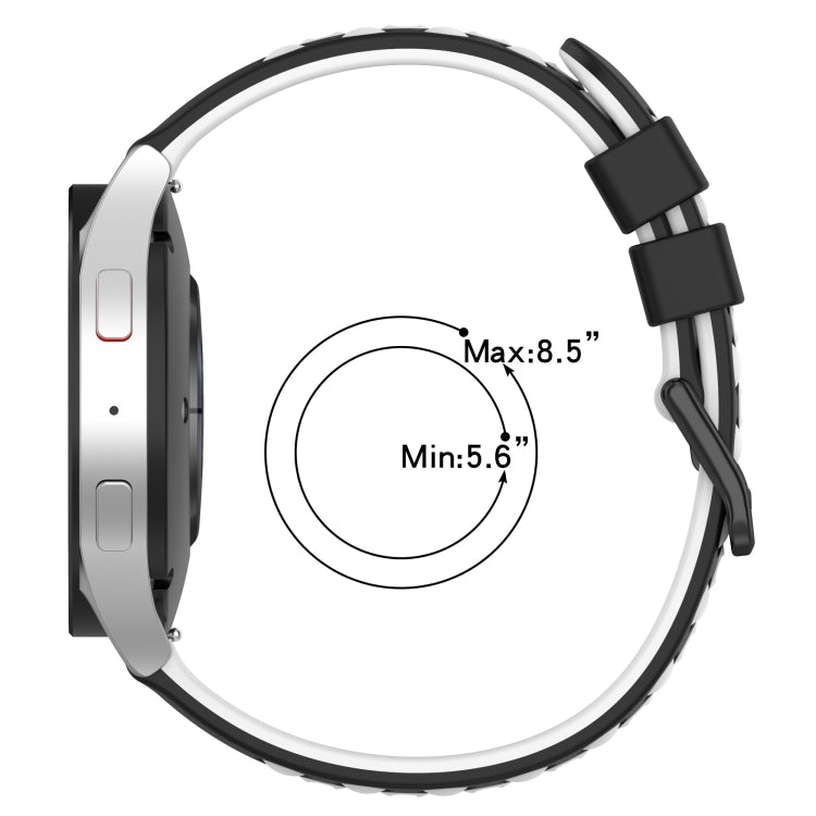 For Xiaomi MI Watch S1 22mm Two-Color Porous Silicone Watch Band