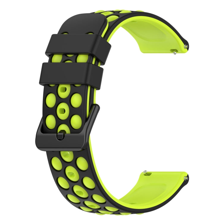 For Xiaomi MI Watch S1 Pro 22mm Two-Color Porous Silicone Watch Band
