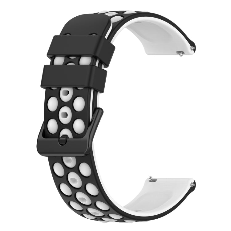 For Xiaomi MI Watch Sport 22mm Two-Color Porous Silicone Watch Band