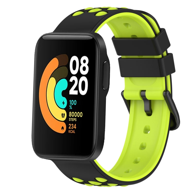 For Xiaomi MI Watch Sport 22mm Two-Color Porous Silicone Watch Band