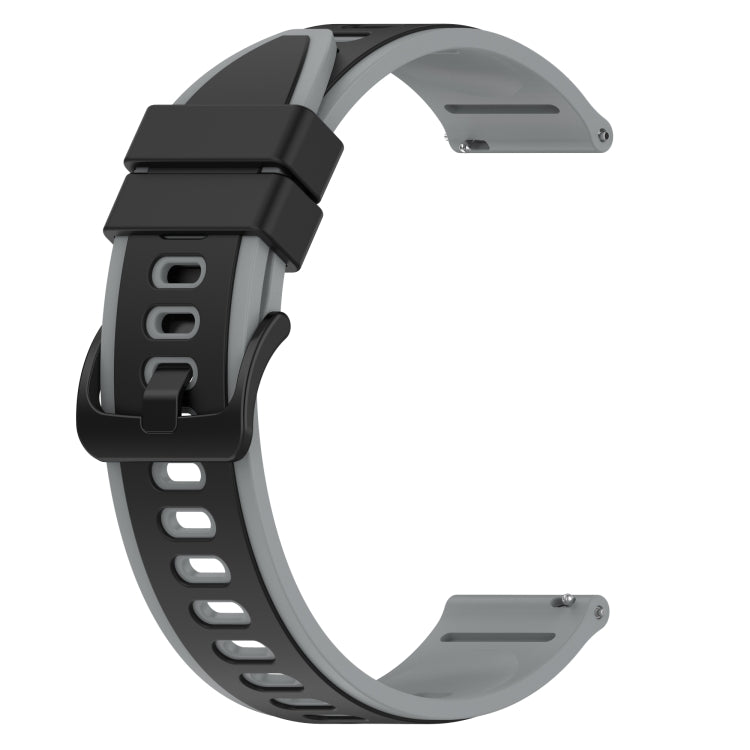 For Amazfit GTS 3 20mm Two-Color Silicone Watch Band