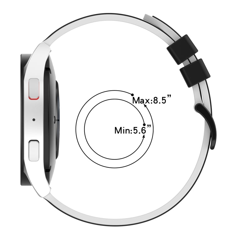 For Amazfit GTR 3 22mm Two-Color Silicone Watch Band