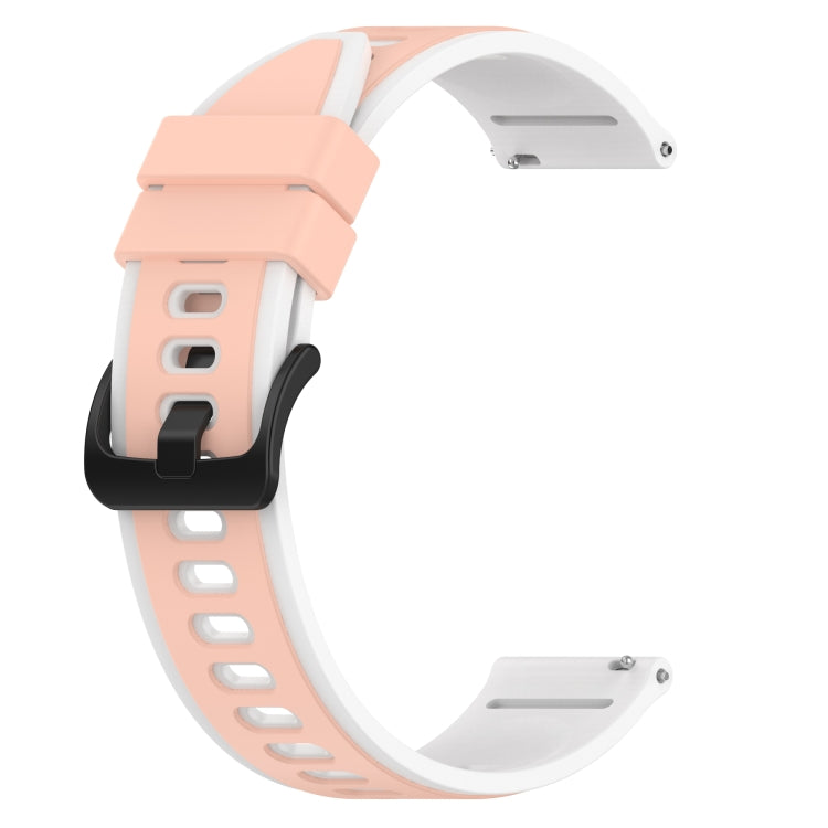 For Amazfit GTR 3 Pro 22mm Two-Color Silicone Watch Band