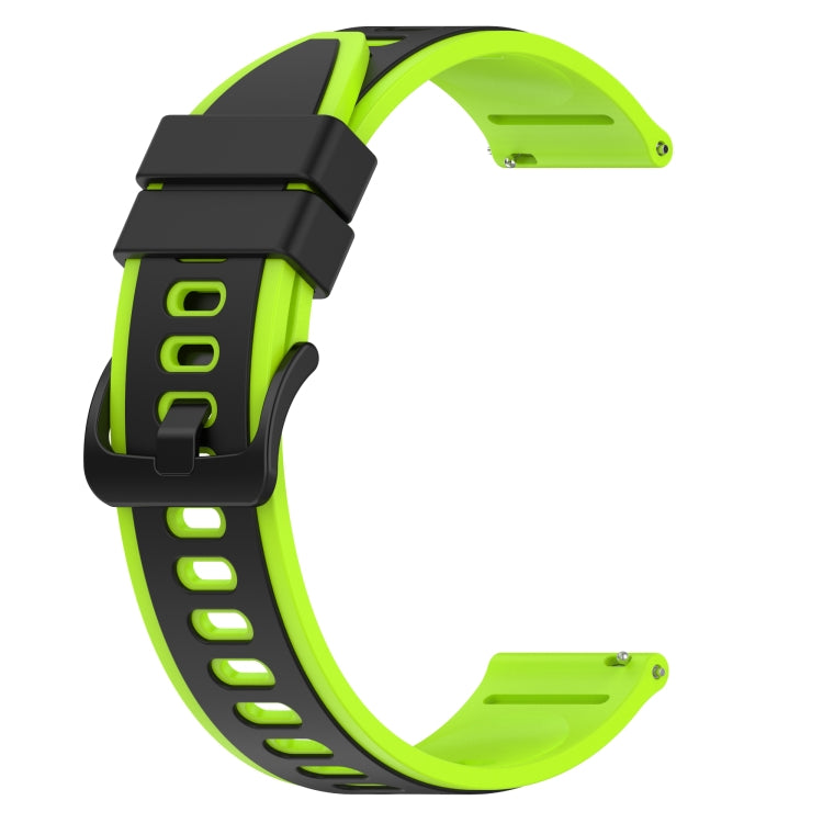 For Amazfit GTR 3 Pro 22mm Two-Color Silicone Watch Band