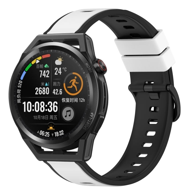 For Huawei Watch GT Runner 22mm Two-Color Silicone Watch Band