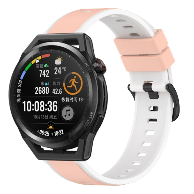 For Huawei Watch GT Runner 22mm Two-Color Silicone Watch Band