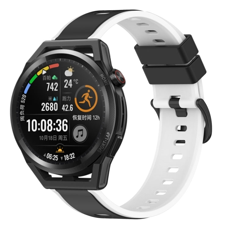 For Huawei Watch GT Runner 22mm Two-Color Silicone Watch Band