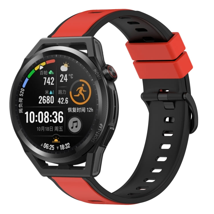 For Huawei Watch GT Runner 22mm Two-Color Silicone Watch Band