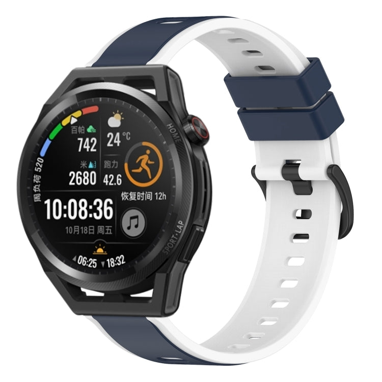 For Huawei Watch GT Runner 22mm Two-Color Silicone Watch Band