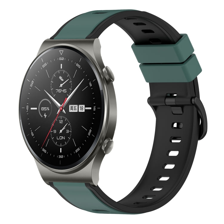 For Huawei GT2 Pro 22mm Two-Color Silicone Watch Band