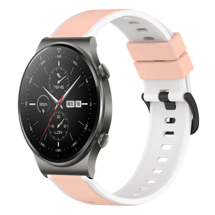 For Huawei GT2 Pro 22mm Two-Color Silicone Watch Band