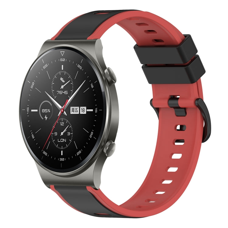 For Huawei GT2 Pro 22mm Two-Color Silicone Watch Band