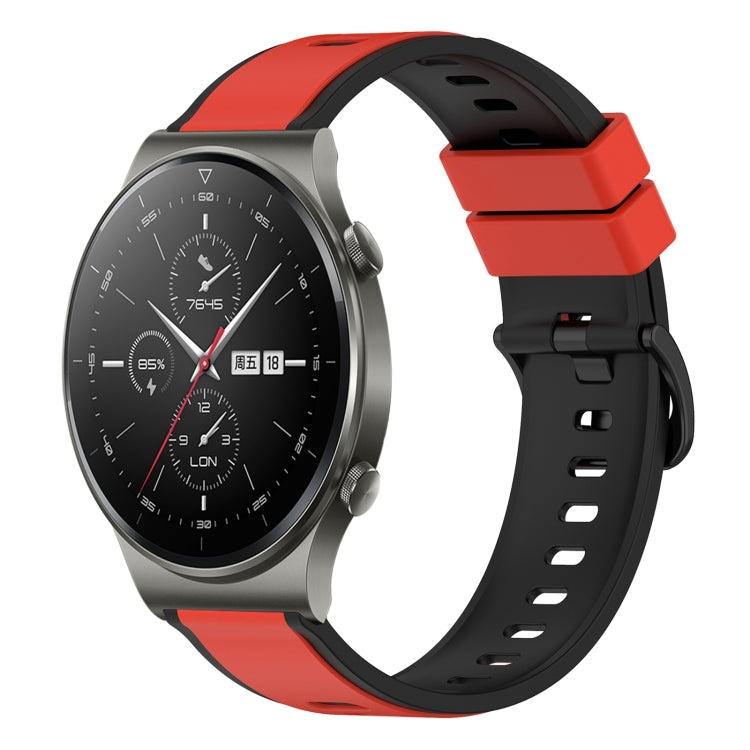 For Huawei GT2 Pro 22mm Two-Color Silicone Watch Band