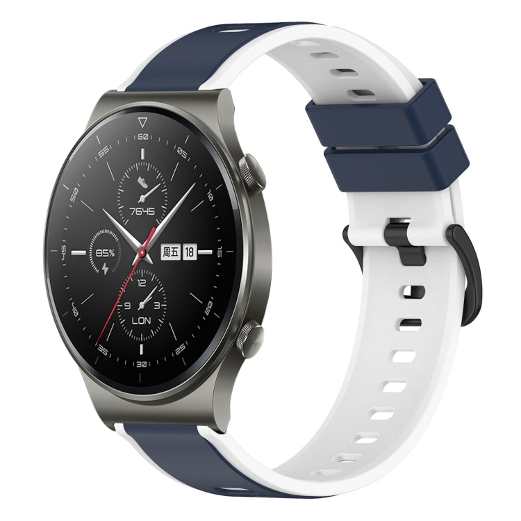 For Huawei GT2 Pro 22mm Two-Color Silicone Watch Band