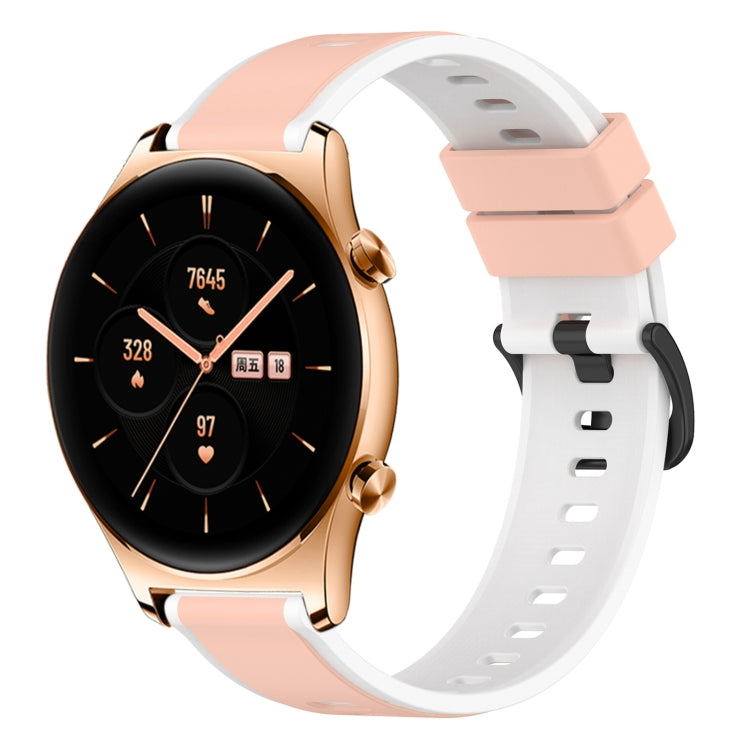 For Honor Watch GS 3 22mm Two-Color Silicone Watch Band
