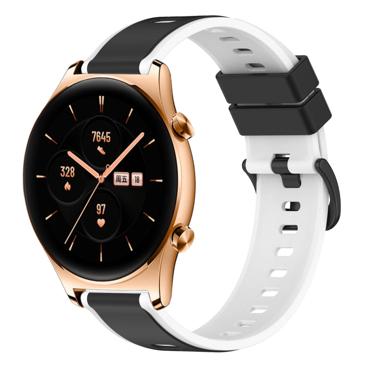 For Honor Watch GS 3 22mm Two-Color Silicone Watch Band