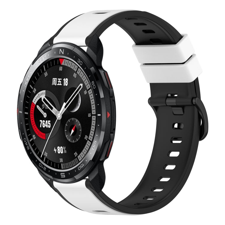 For Honor Watch GS Pro 22mm Two-Color Silicone Watch Band