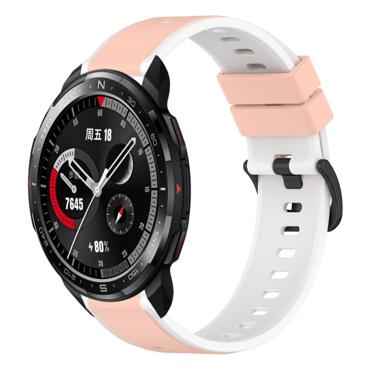 For Honor Watch GS Pro 22mm Two-Color Silicone Watch Band