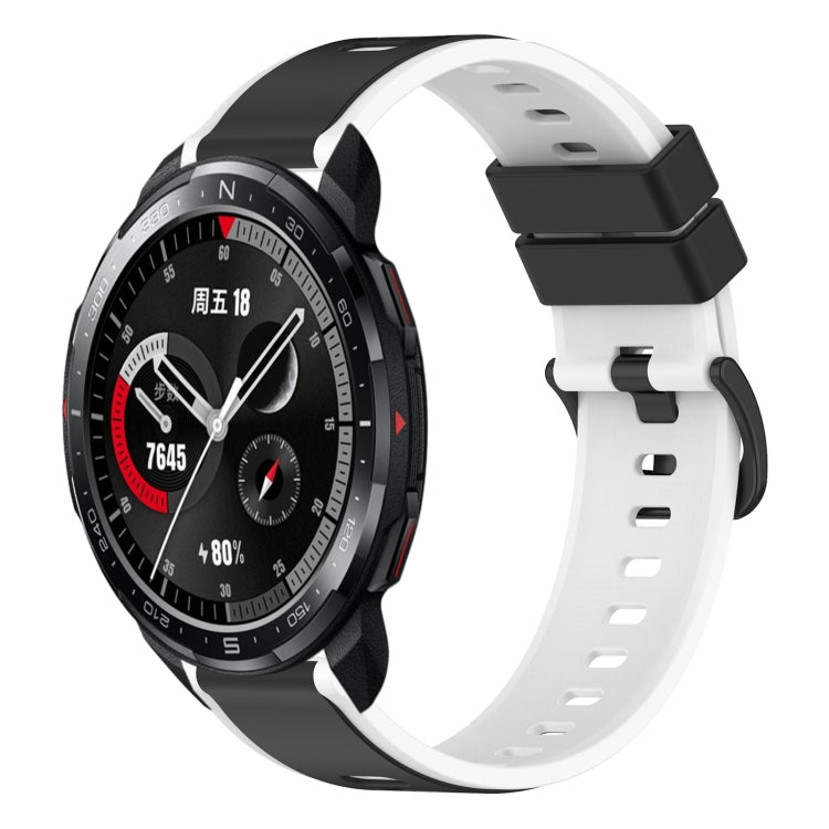 For Honor Watch GS Pro 22mm Two-Color Silicone Watch Band