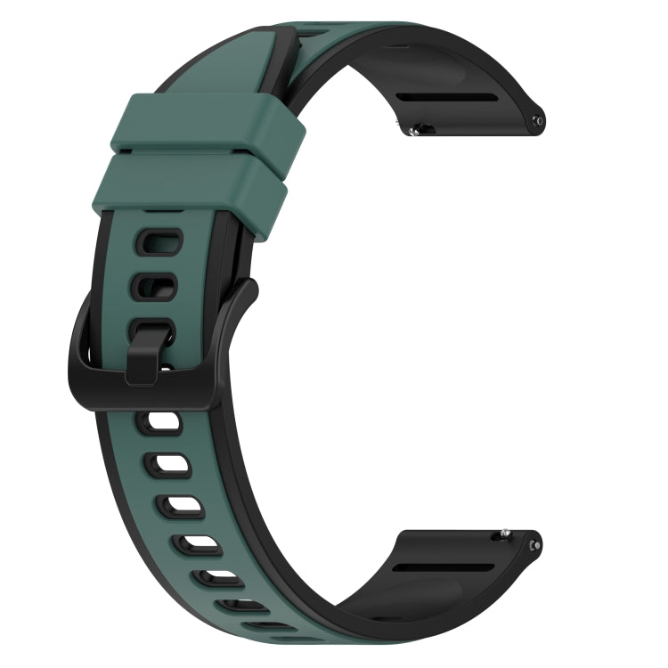 For Honor Magic Watch 2 46mm 22mm Two-Color Silicone Watch Band