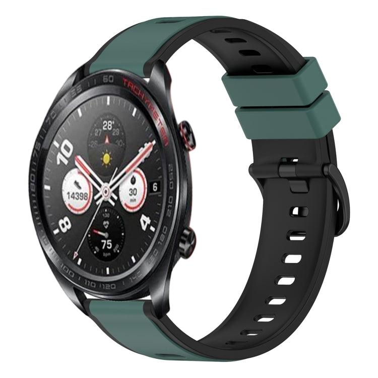For Honor Watch Dream 22mm Two-Color Silicone Watch Band