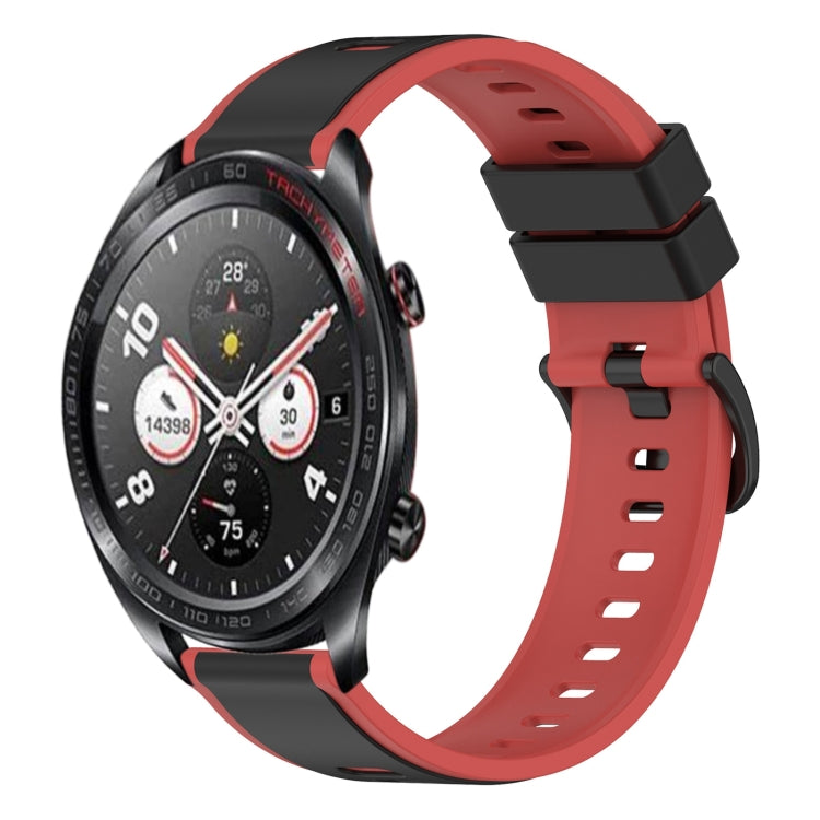 For Honor Watch Dream 22mm Two-Color Silicone Watch Band