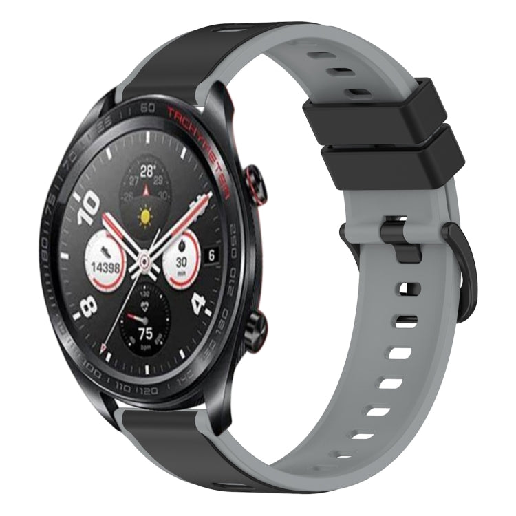 For Honor Watch Dream 22mm Two-Color Silicone Watch Band