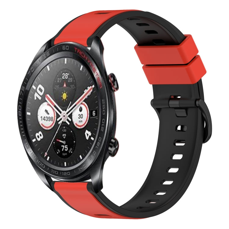 For Honor Watch Dream 22mm Two-Color Silicone Watch Band